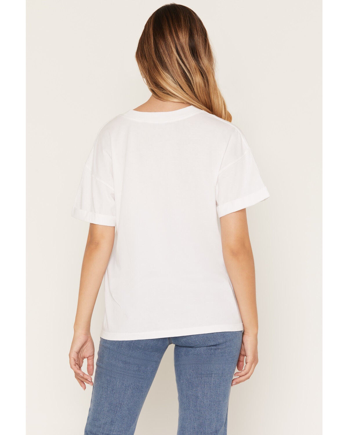 Image #4 - Girl Dangerous Women's Wyoming Horse Short Sleeve Graphic Tee, White, hi-res