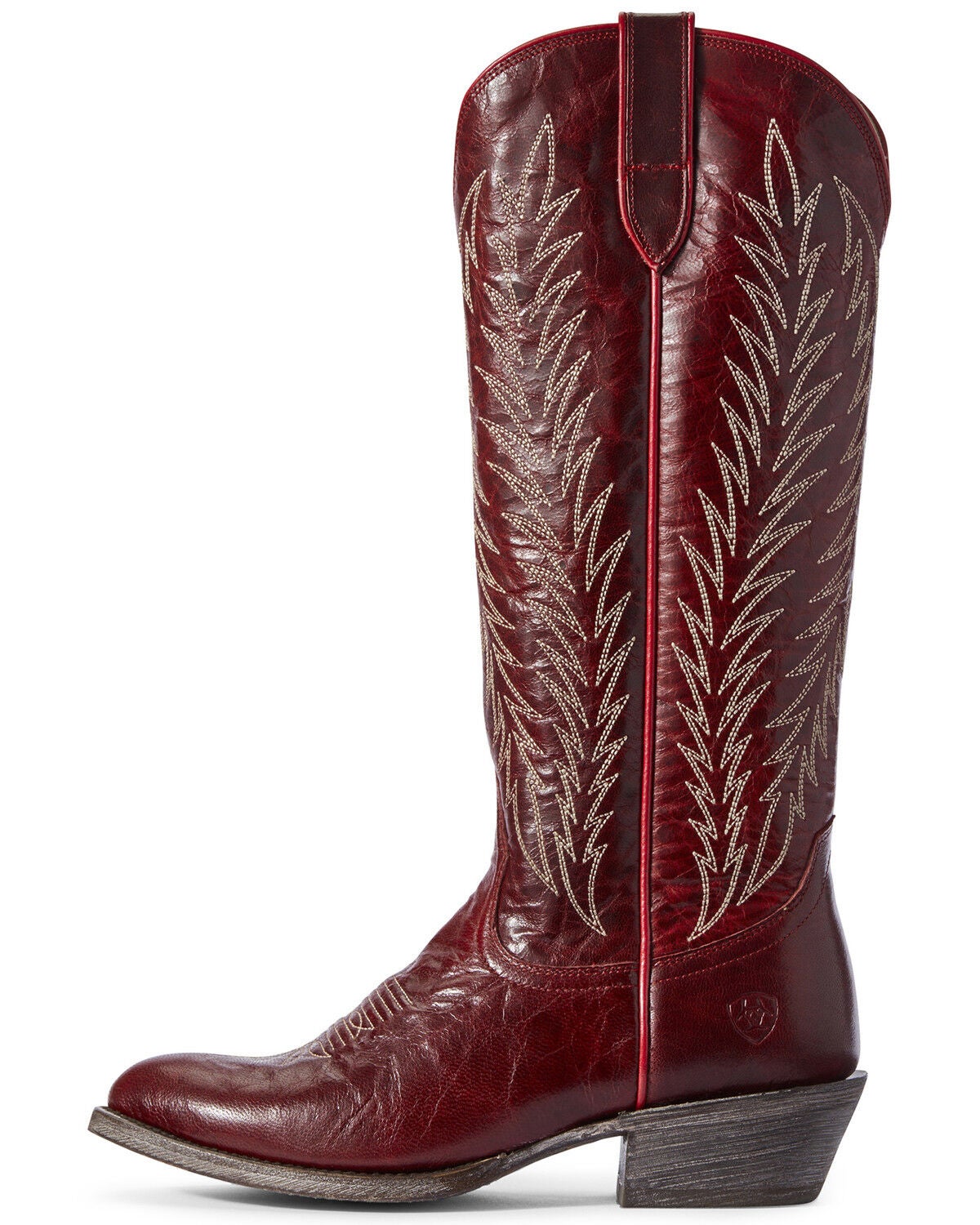 red ariat cowboy boots