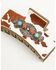 Image #3 - Shyanne Women's Jessie Cow Print Concho Hair Claw Clip, Brown, hi-res