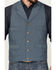 Image #3 - Scully Men's Ranchwear Vest, Blue, hi-res