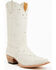 Image #1 - Shyanne Women's Victoria Hueso Studded Stitched Western Boots - Snip Toe , White, hi-res