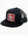 Image #1 - Lazy J Ranch Wear Men's America's Best Brand Patch Trucker Cap, Black, hi-res