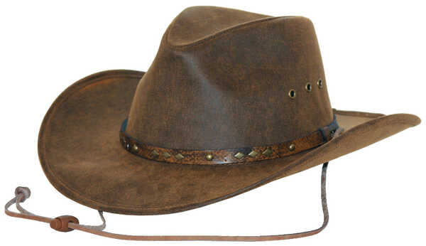 Outback Trading Co. Gold Dust Canyonland Cloth Western Fashion Hat, Brown, hi-res