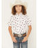 Image #1 - Ariat Boys' Geo Short Sleeve Button-Down Western Shirt, Tan, hi-res