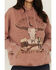 Image #3 - Youth in Revolt Women's Cowboy Days Graphic Hoodie, Rust, hi-res
