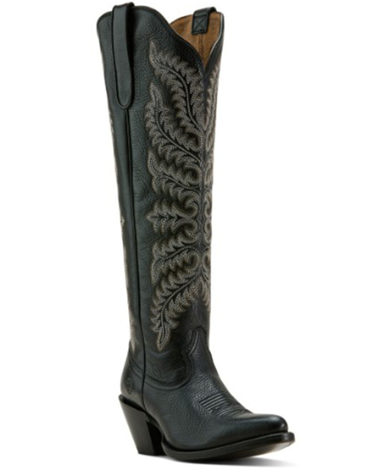 Image #1 - Ariat Women's Helena Tall Western Boots - Round Toe, Black, hi-res