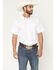 Image #1 - Cody James Men's Basic Twill Short Sleeve Button-Down Stretch Western Shirt, White, hi-res