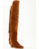 Image #1 - Shyanne Women's Gypset Over The Knee Western Boots - Pointed Toe, Cognac, hi-res