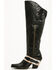 Image #3 - Dan Post Women's Jolene Buckle Knee High Western Boots - Snip Toe, Black, hi-res
