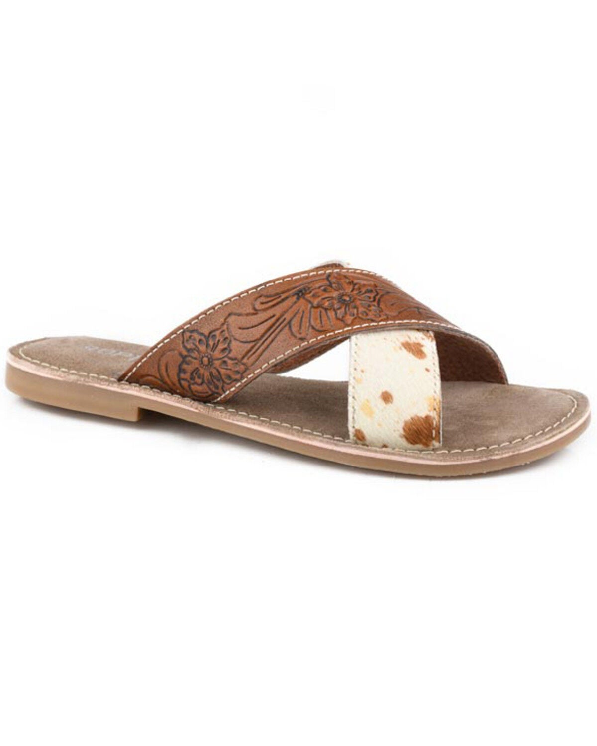 Roper Women's Delaney Hairon Sandals, Brown, hi-res