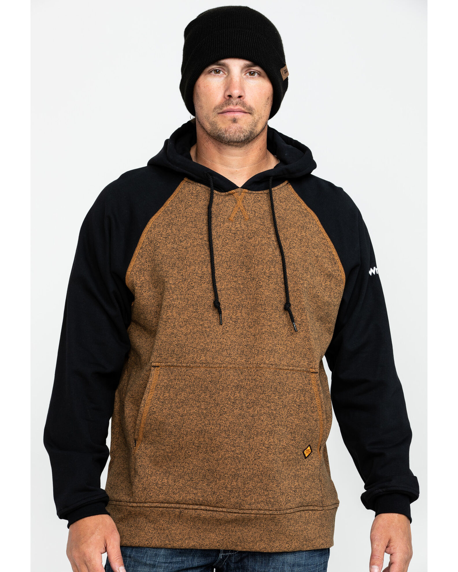 Wrangler Men's FR Contrast Hooded Work Sweatshirt | Sheplers
