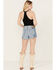 Image #3 - Ariat Women's Jazmine 3" Shorts, Medium Wash, hi-res