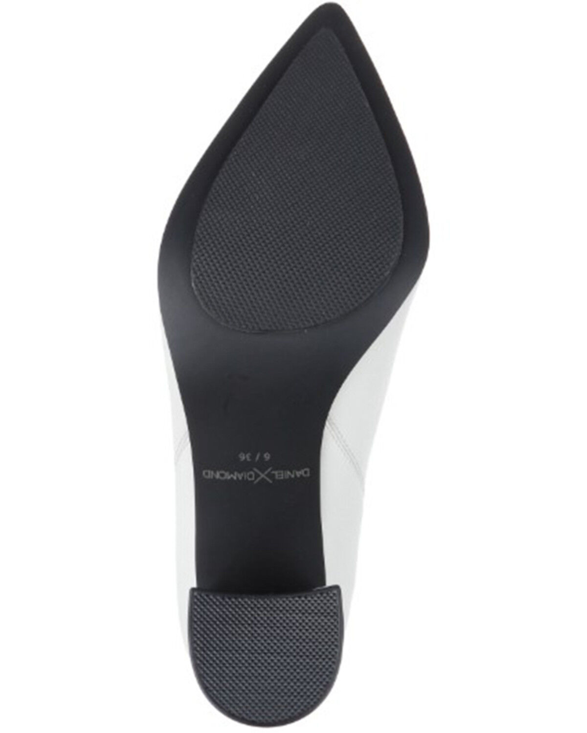 Image #2 - Daniel X Diamond Women's The Tall T Leather Western Boots - Snip Toe, White, hi-res