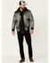 Image #2 - Understated Leather Men's Spirit Distressed Cowhide Zip-Front Leather Bomber Jacket, Distressed Black, hi-res