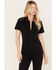 Free People Women's Jayde Short Sleeve Flared Jumpsuit, , hi-res
