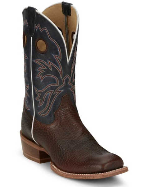 Image #1 - Tony Lama Men's Dealer Western Boots - Square Toe , Brown, hi-res