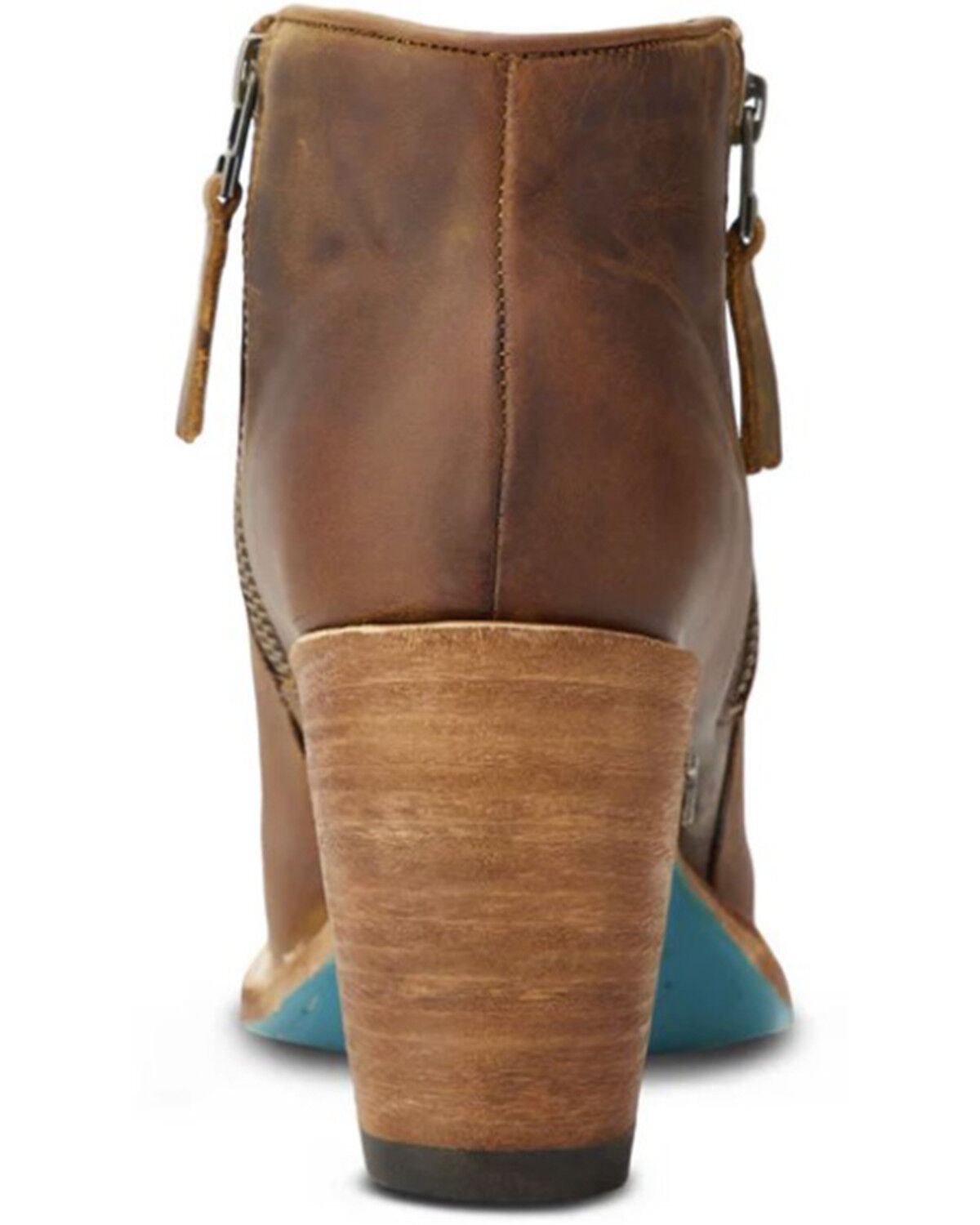 Image #5 - Lane Women's Charlie Booties - Round Toe, Caramel, hi-res