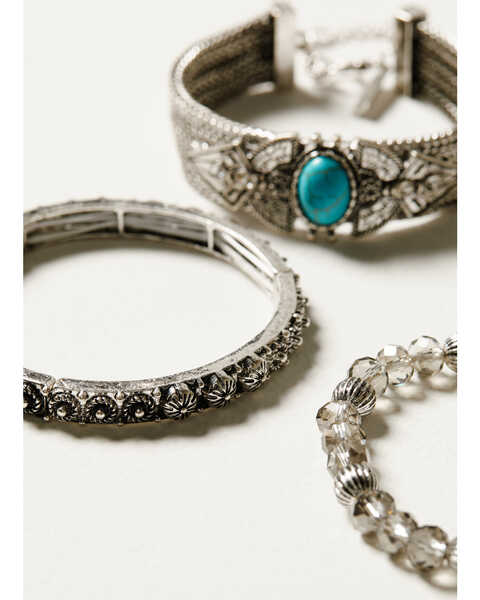 Image #4 - Idyllwind Women's 4-Piece Kenton Bracelet Set , Silver, hi-res
