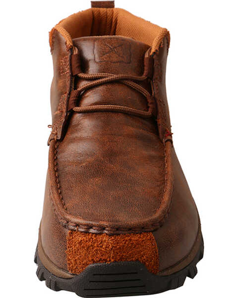 Image #4 - Twisted X Men's Waterproof Hiker Shoes - Moc Toe, Brown, hi-res
