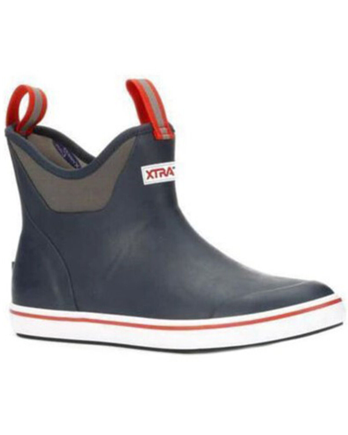 Image #1 - Xtratuf Men's 6" Ankle Deck Boots - Round Toe, Navy, hi-res