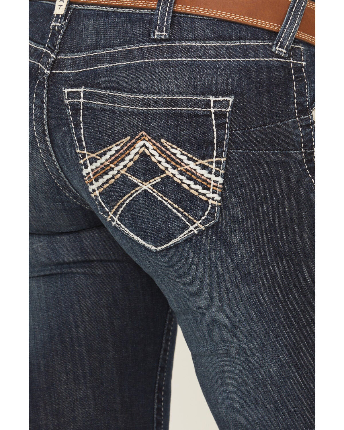 Rosy Whipstitch Bootcut Jeans 