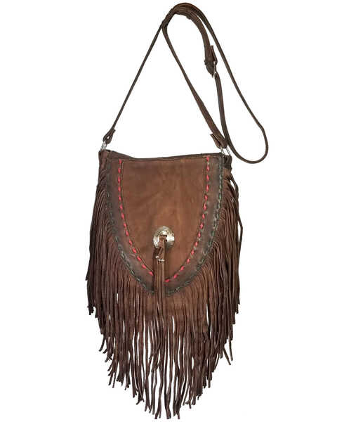 Image #1 - Kobler Leather Women's Brown Supai Crossbody Bag, Dark Brown, hi-res