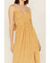 Image #3 - Sadie & Sage Women's Cali Livin Side Cut Out Midi Dress, Mustard, hi-res