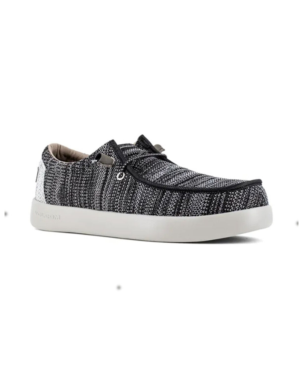 Image #1 - Volcom Women's Chill Slip-On Casual Work Shoes - Composite Toe, Heather Grey, hi-res