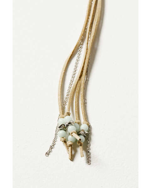 Image #3 - Shyanne Women's Luna Bella Turquoise Tassel Necklace , Silver, hi-res