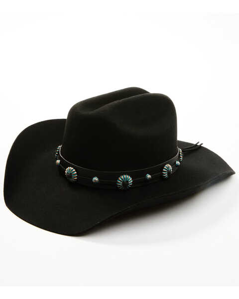 Image #1 - Idyllwind Women's Delgado Felt Cowboy Hat , Black, hi-res