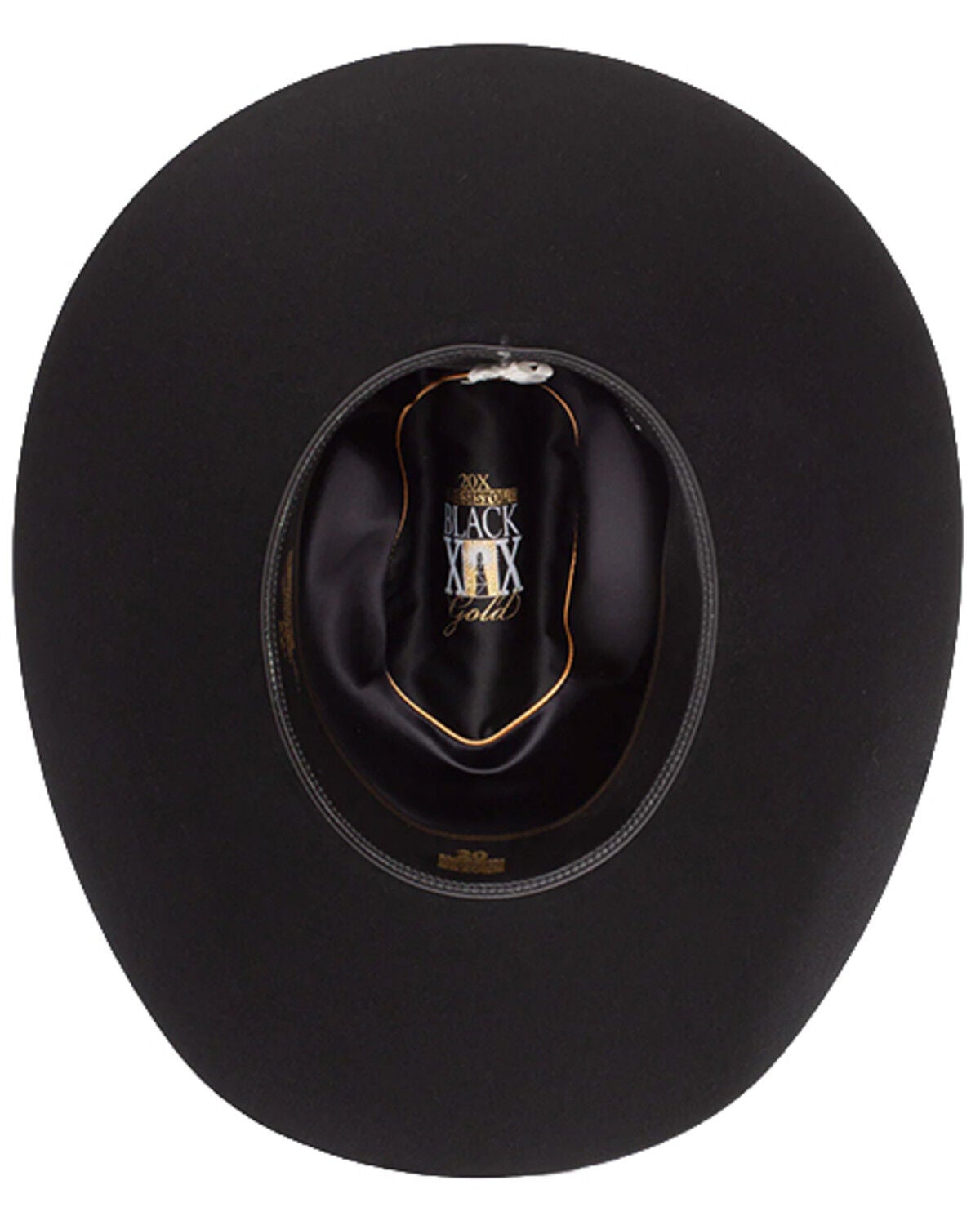Image #5 - Resistol Black Gold 20X Felt Cowboy Hat, Black, hi-res