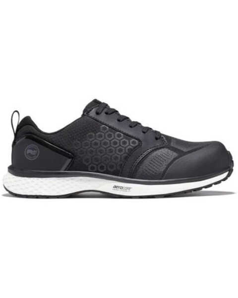 Image #2 - Timberland Men's Reaxion Athletic Work Shoes - Composite Toe, Black, hi-res