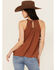 Image #4 - Shyanne Women's Crochet Halter Tank Top, Caramel, hi-res