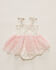 Image #1 - Angel Dear Infant Girls' Bow Bubble Tutu Onesie, Pink, hi-res