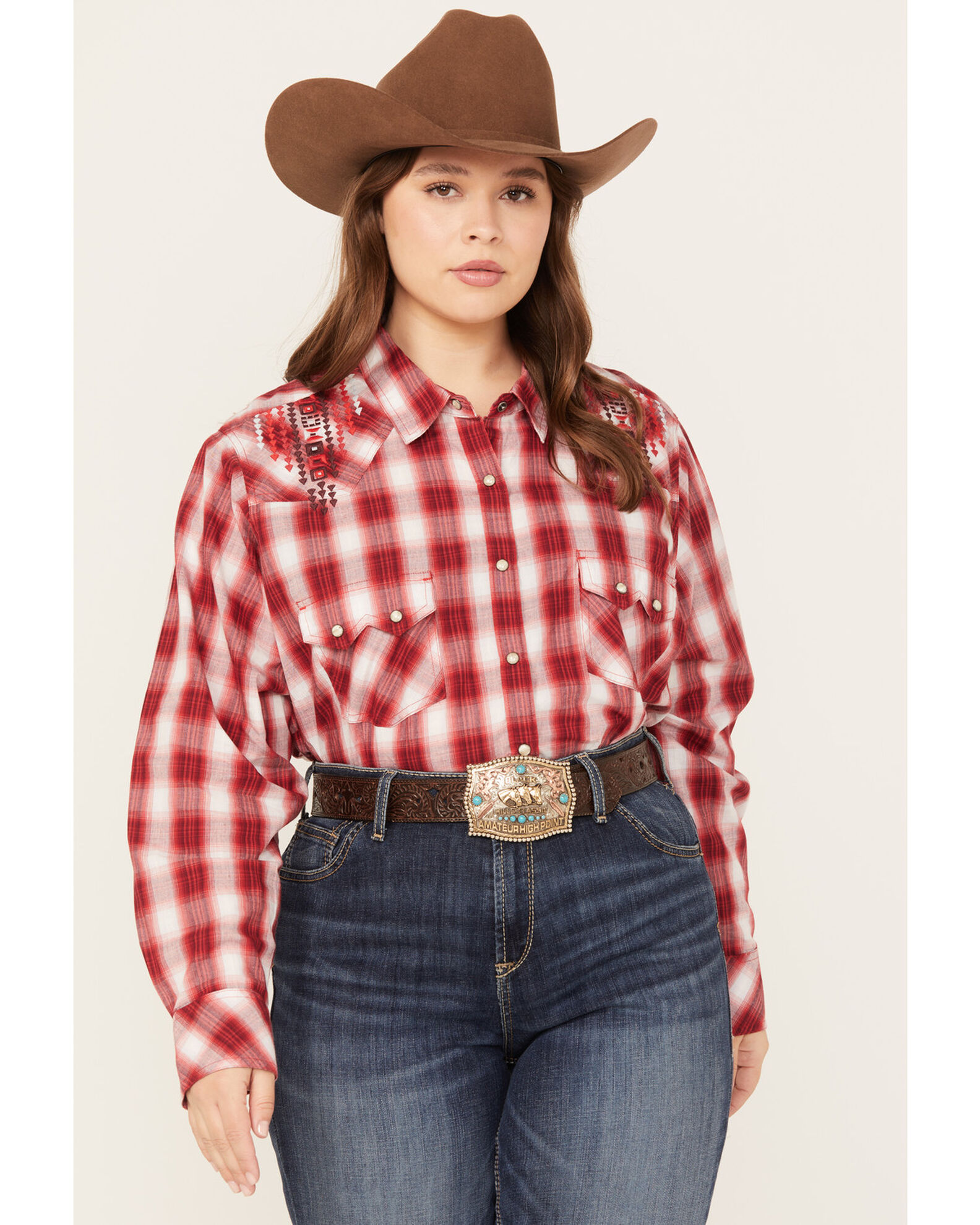 Ariat pearl snap shirts top