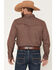 Image #4 - RANK 45&reg; Men's RODEOTEK&trade; 2.0 Geotastic Geo Print Long Sleeve Snap Stretch Performance Western Shirt, Brown, hi-res