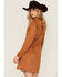 Image #4 - Wrangler Retro Women's Suede Long Sleeve Mini Dress, Brown, hi-res