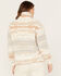 Image #4 - Cleo + Wolf Women's Jacquard 1/4 Zip Pullover , Sand, hi-res