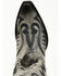 Image #6 - Dan Post Women's Denim Darlin Tall Western Boots - Snip Toe, Black, hi-res