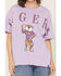 Image #3 - Gameday Women's LSU Southern Split Short Sleeve Graphic Tee, Lavender, hi-res