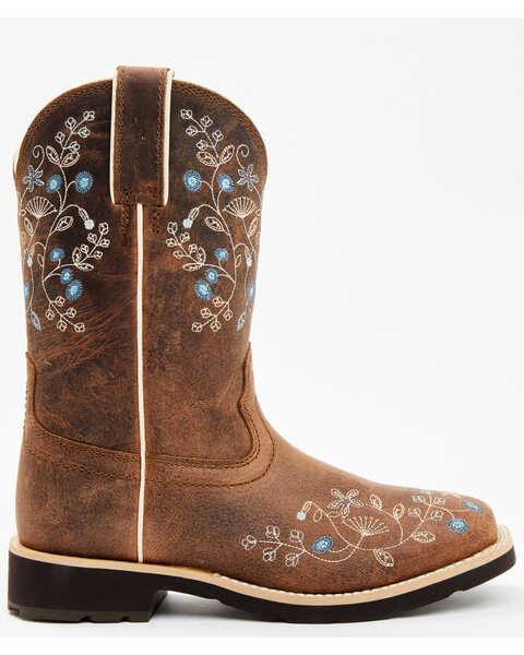 Image #2 - Shyanne Women's Hollie Western Performance Boots - Broad Square Toe, Brown, hi-res