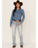 RANK 45® Women's Light Wash Mid Rise Bootcut Riding Jeans, Light Wash, hi-res