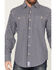 Resistol Men's Northway Checkered Print Long Sleeve Button-Down Western Shirt , Navy, hi-res