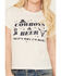 Image #3 - White Crow Women's Cowboys and Beer Short Sleeve Graphic Tee, White, hi-res