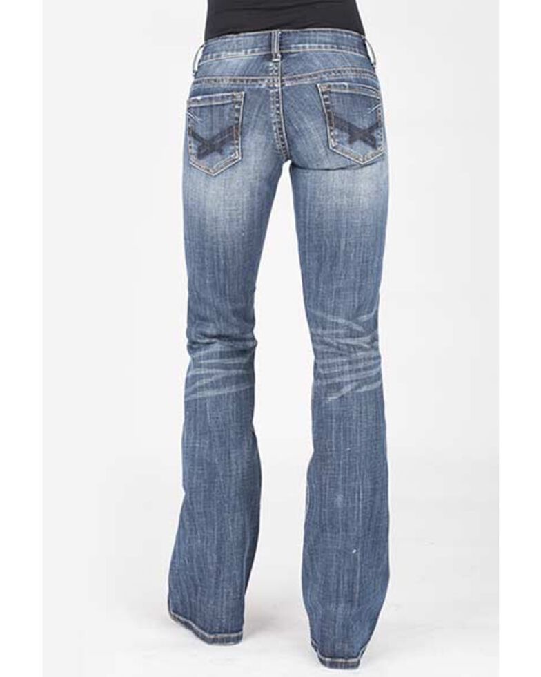 Stetson Women's 816 Classic Bootcut Jeans, Blue, hi-res