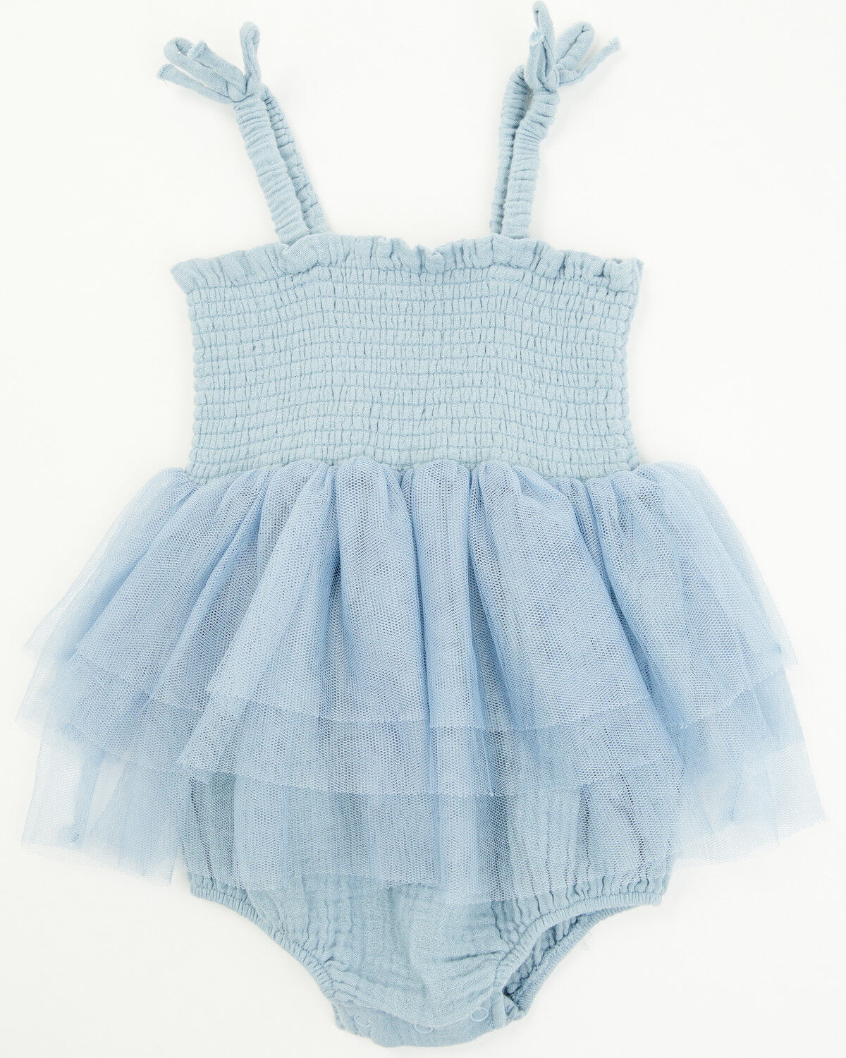 Image #1 - Angel Dear Infant Girls' Tutu Tank Onsie, Blue, hi-res