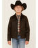 Image #1 - Cody James Boys' Road Dust Oil Skin Jacket, Brown, hi-res