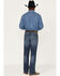 Image #3 - Wrangler 20X Men's Bazine Medium Wash Vintage Stretch Slim Bootcut Jeans , Medium Wash, hi-res