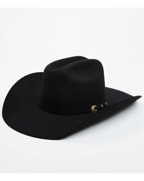 Cody James Black 1978 Men's Waco 10X Fur Felt Cowboy Hat , Black, hi-res