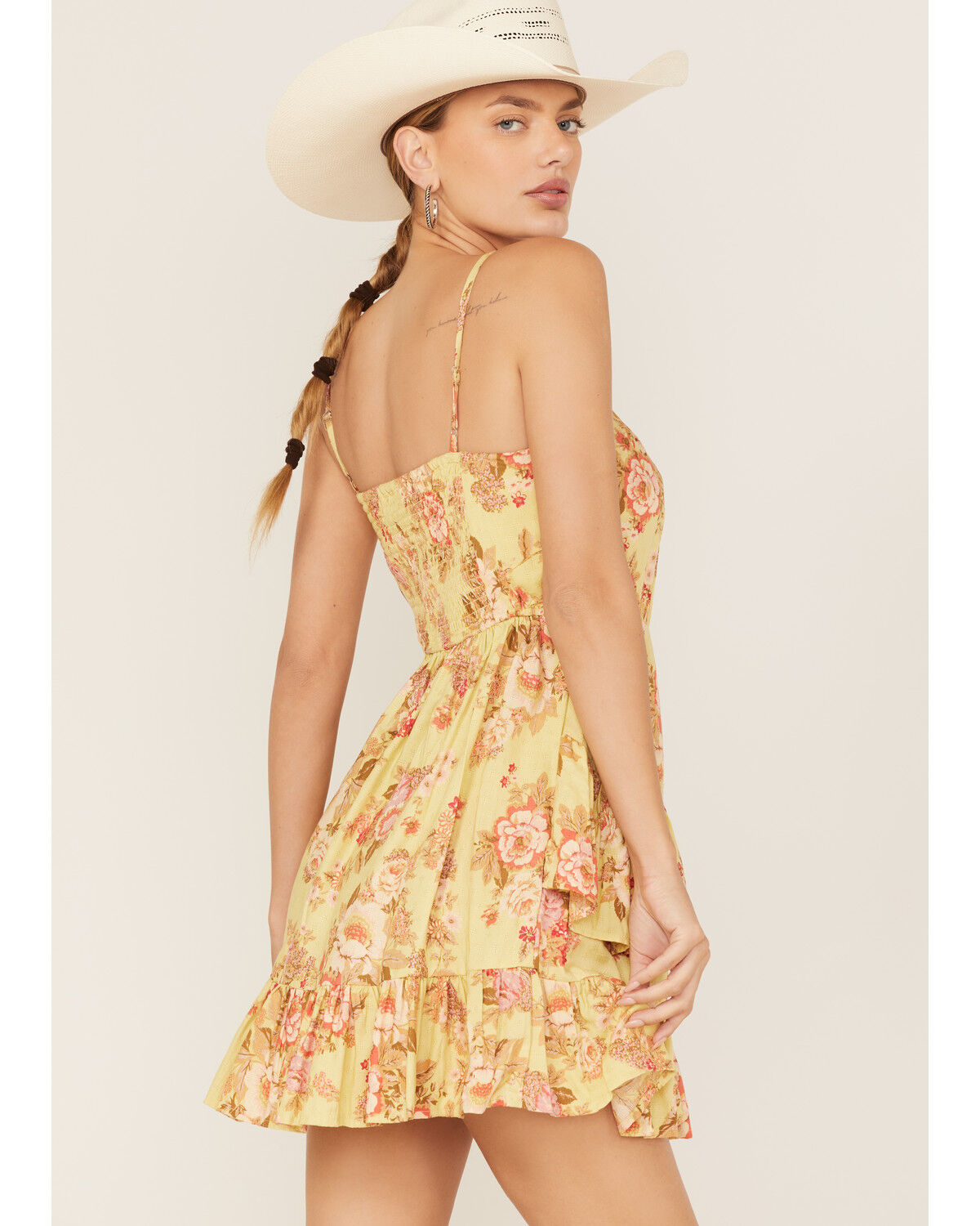 Image #4 - Band of the Free Women's Love Child Floral Print Tiered Mini Dress, , hi-res